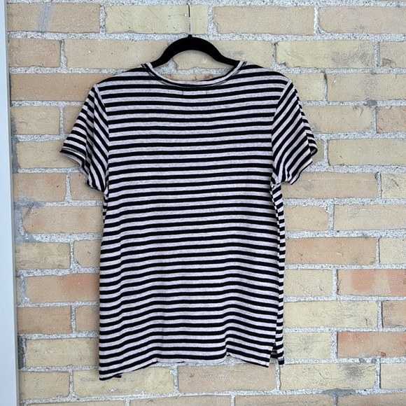 Sanctuary Striped Black and Pale Pink Women's Top - Picture 3 of 3